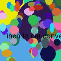 inch to cm convertor